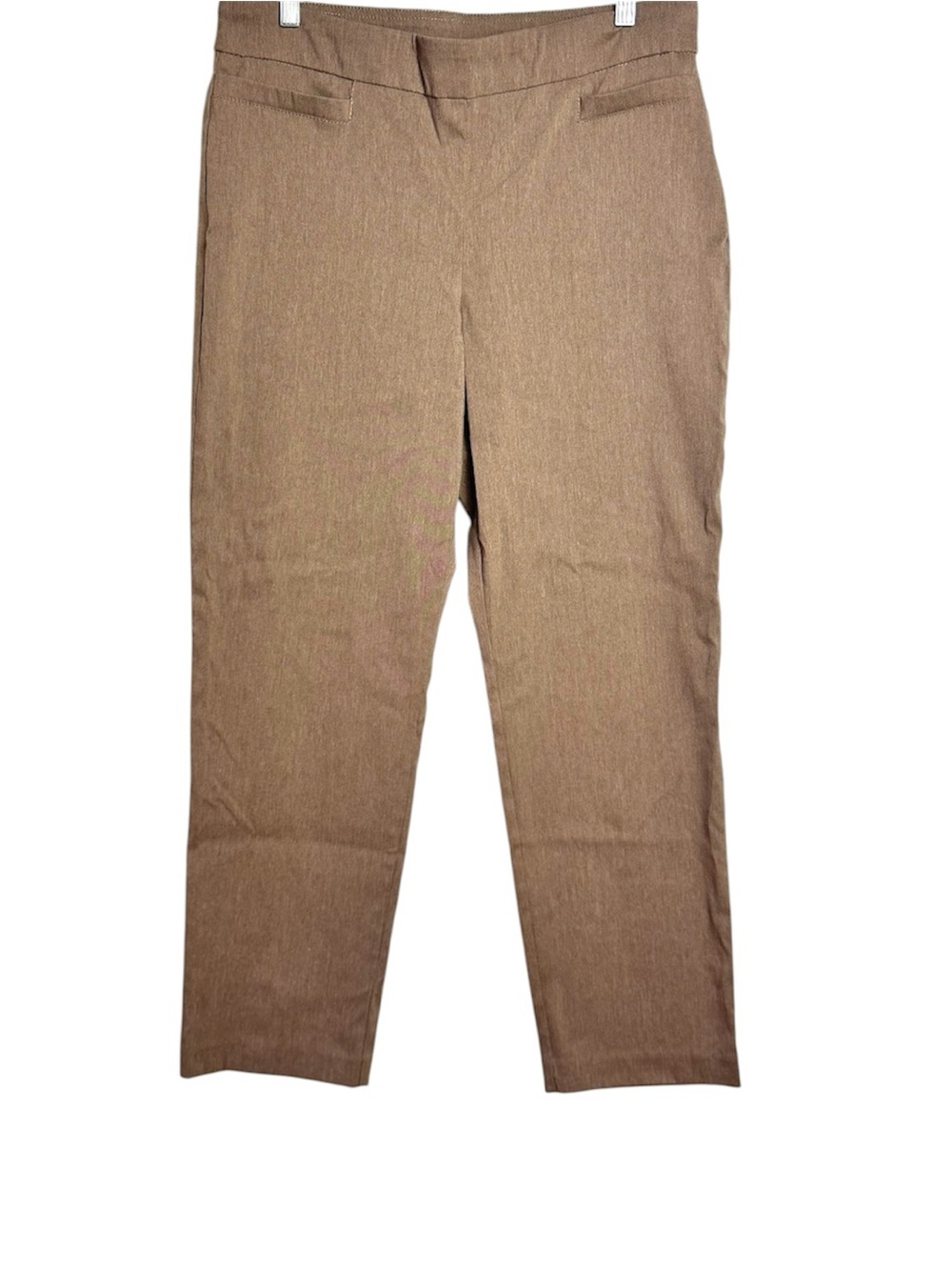 Kim Rogers Stretch Brown Dress Pants Straight Leg Size 14 Short